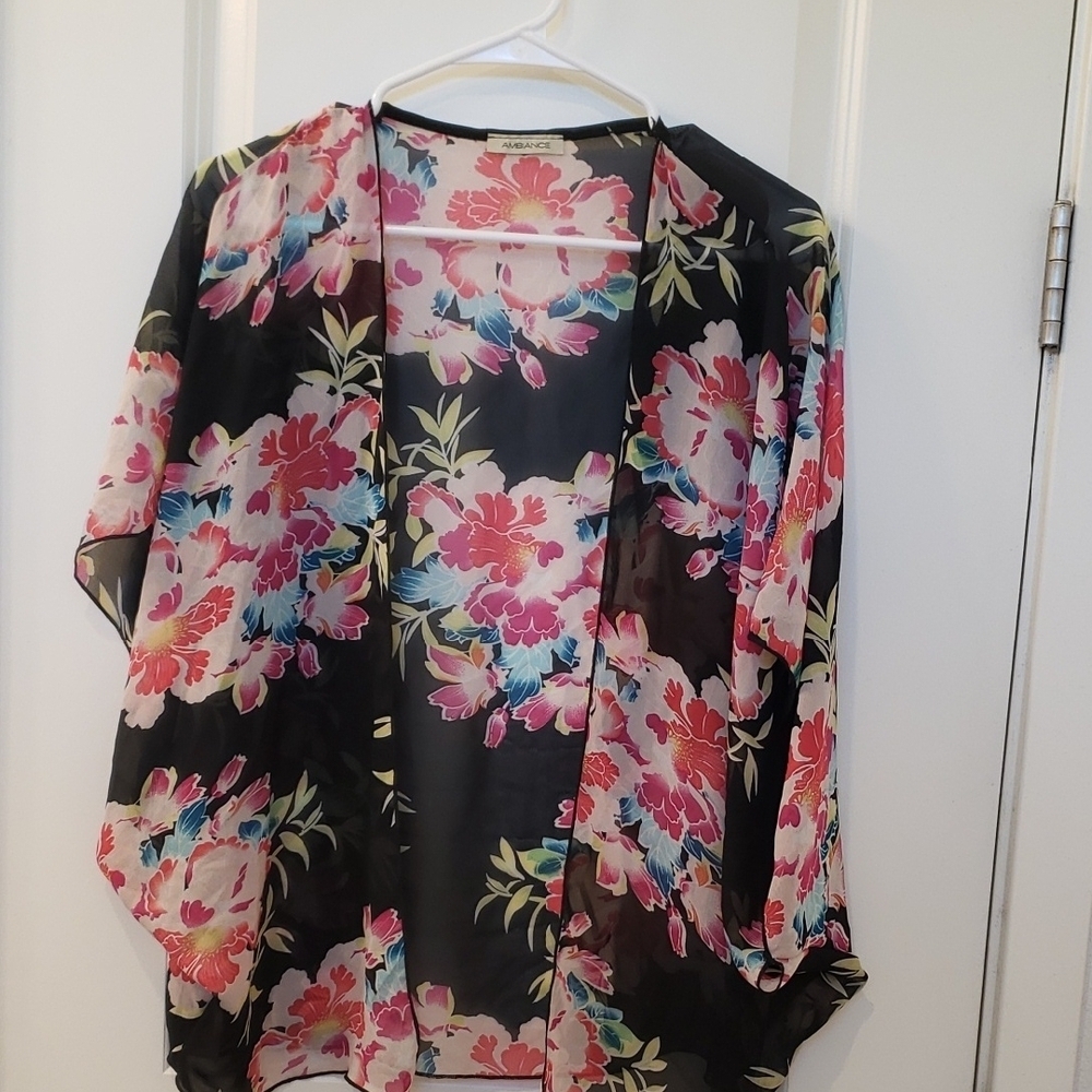 Ambiance Pink and Orange Boxy Tunic